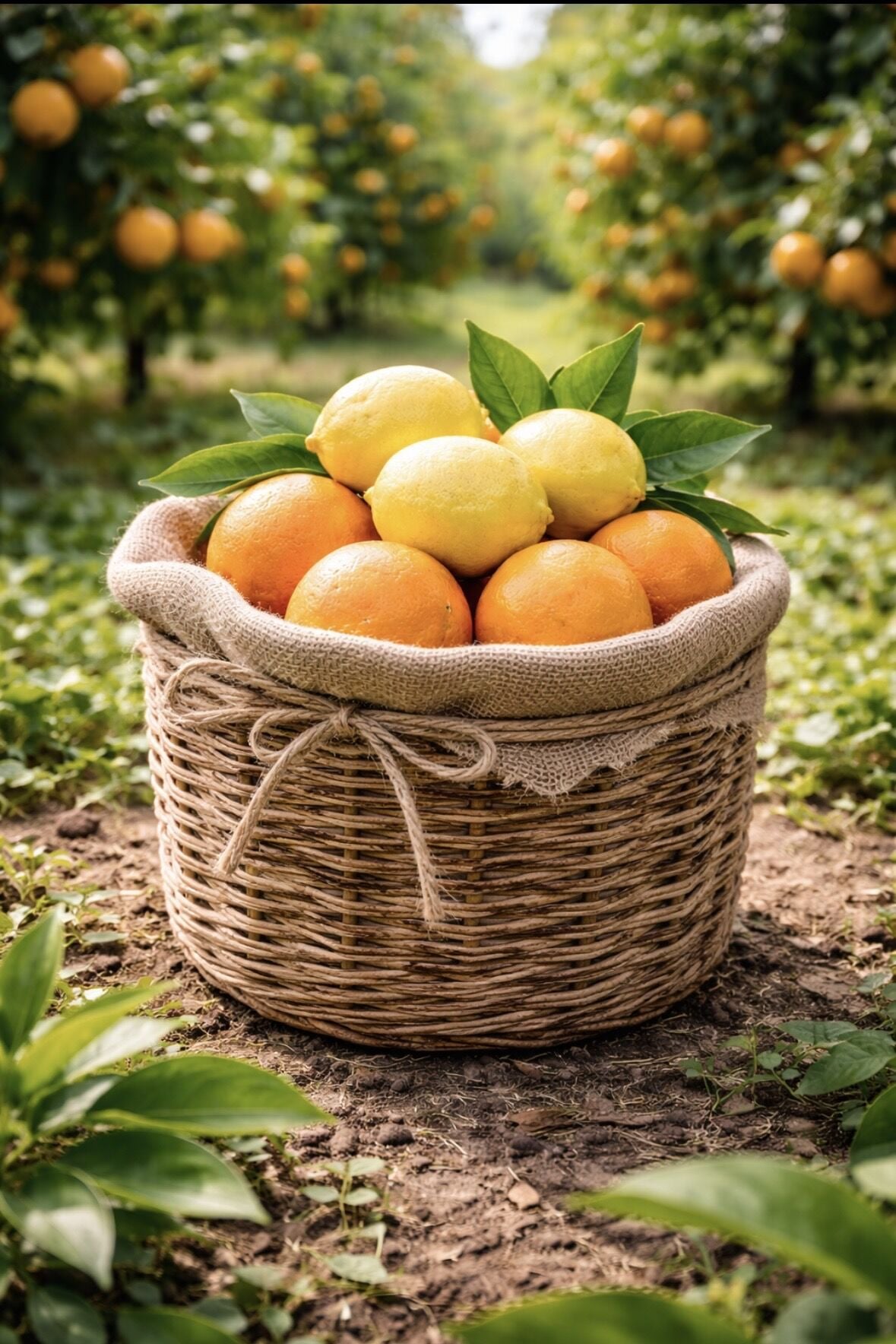 Portakal & Limon Doğal Karışık Paket – 4 kg (3 kg Portakal + 1 kg Limon)