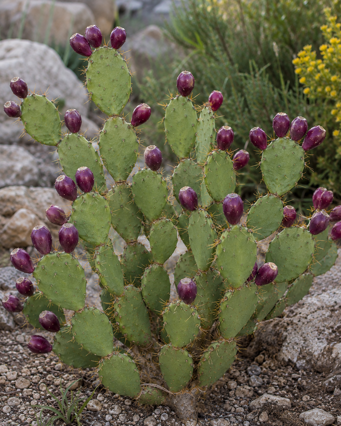 Opuntia stricta (Dikenli İncir Kaktüsü)