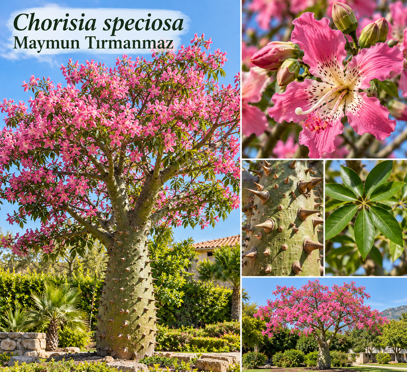 Chorisia speciosa (Maymun Tırmanmaz Ağacı)